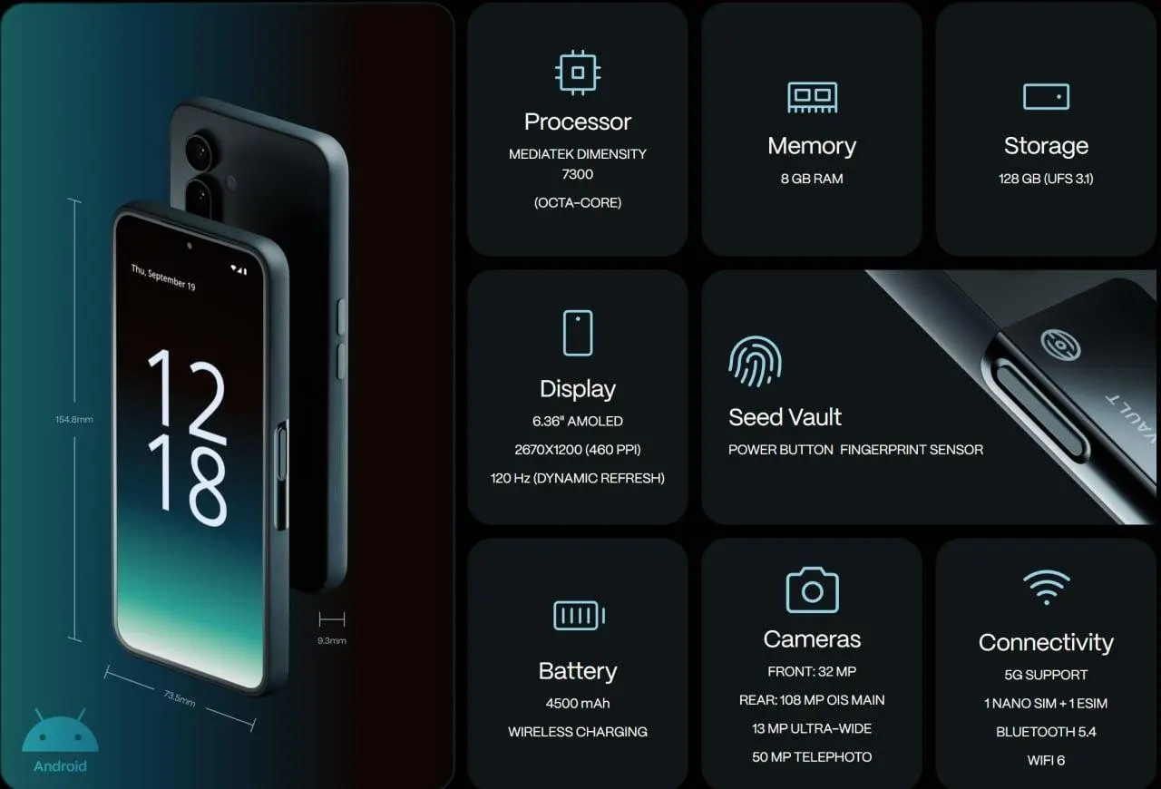 **🔥BREAKING : Solana ****💰**** Mobile To Launch This Summer**.

The new #Solana phone is set to drop this summer, featuring a built-in Seed Vault with fingerprint access for secure self-custody.

