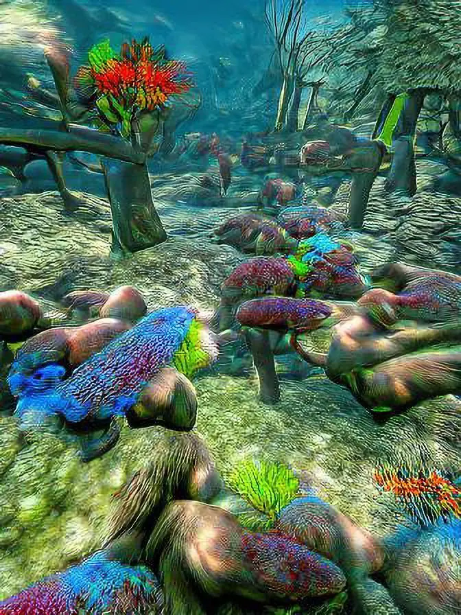 WeirdNature #012 "The Ocean" 672x896 GAN