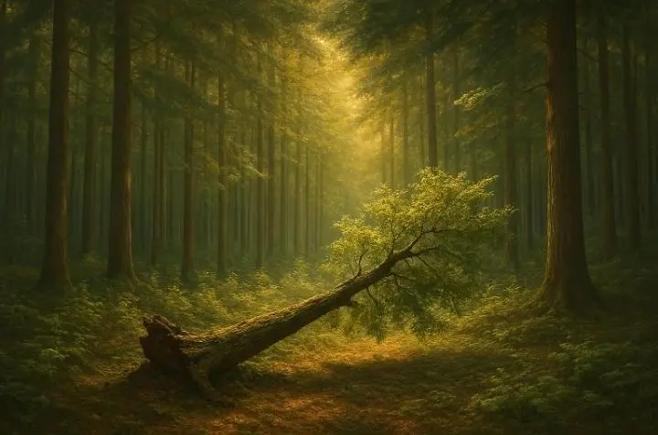 When a tree falls, it makes a noise; when the forest grows, not a sound.
Good things take time and often go unnoticed.✌🏾🌺

@Florence_A @NATALIART @SeWiJuGA @Moggel @NFTLegacy 