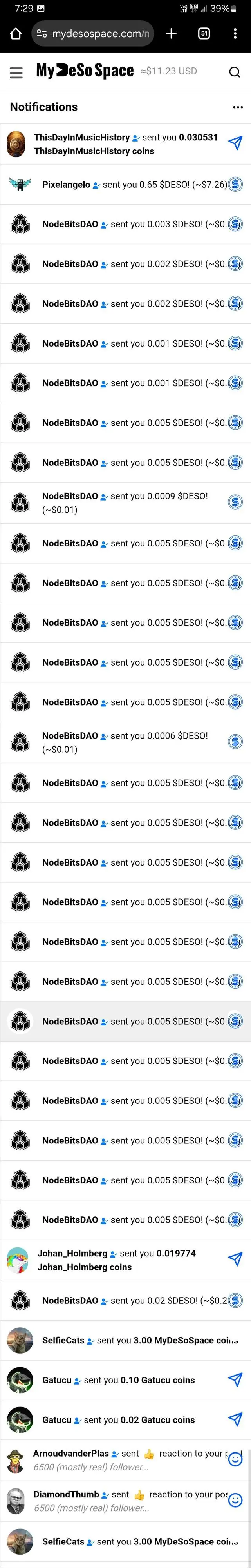 My favourite time of the year oops month. And it's not even all of it. Am sure there's 3-4x that still to come. 

@Gatucu @ThisDayInMusicHistory @NodeBitsDAO @CivilEngineer @SharkGang and many more.