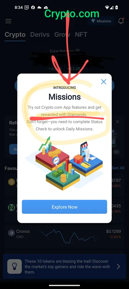 @nader it's time to integrate with Crypto.com so that these "Diamonds" given in exchange for completing "Missions" are DESO Diamonds! 

🕉️☀️🫂💜🙏🏼