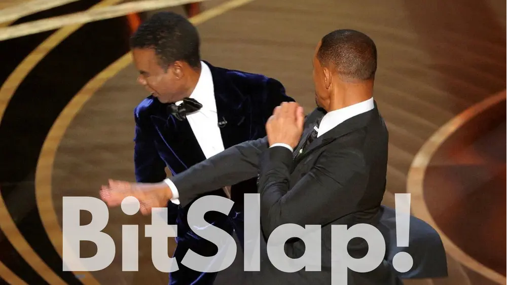 @BitSlap 2022

#bitslap #oscars2022 #chrisrock #willsmith
@TorySeller @DannyWithAlotOfUgene @SukFung 