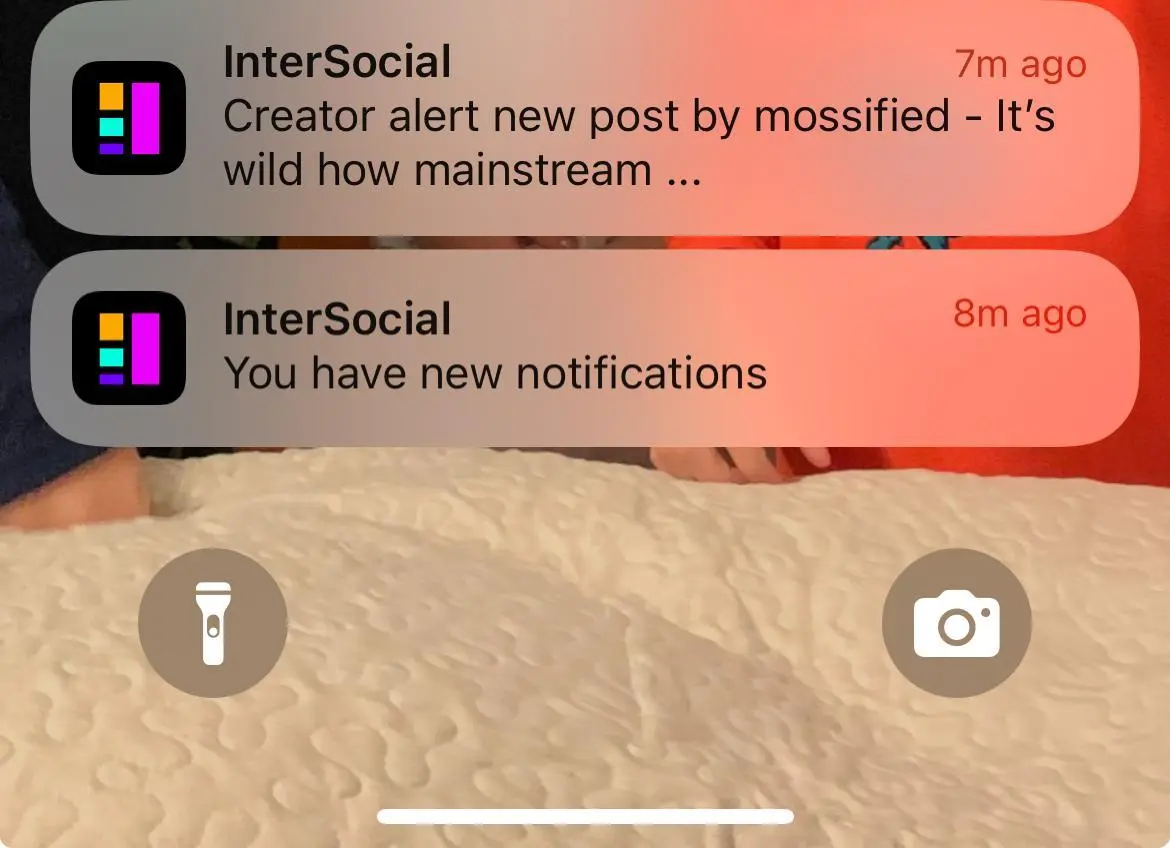 Bored? Stay up to date with InterSocial app creator alerts / notifications. Don't miss out on the conversations as they happen.



Get notified when @mossified or @brootle post!



And no verification needed to start an Audio Room (limited time) we are still in beta



Now in iOS Testflight soon in App store.
