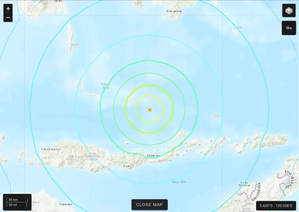 🔴 US based Pacific Tsunami Warning Centre says tsunami waves possible for coasts within 1,000 km (621 miles) of the quake epicenter.