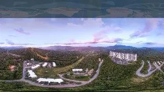 🌐 Killer views over Sugar Mountain in North Carolina.