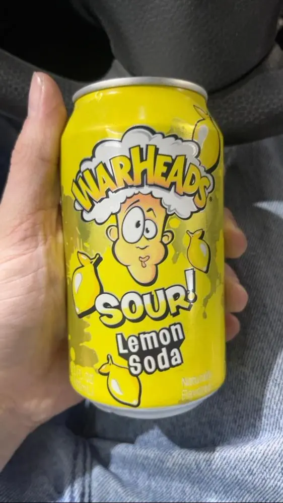 Warheads sour lemon soda. 

Looking forward to enjoying this on my drive home. 
Pinned to Storiboard @stori