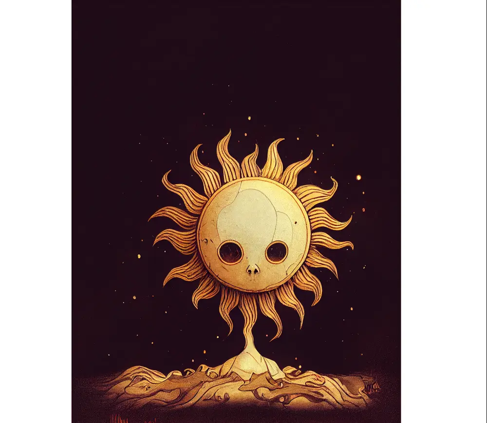 Ghostly Sun
Credit: lindseydrawssometimes, #midjourney