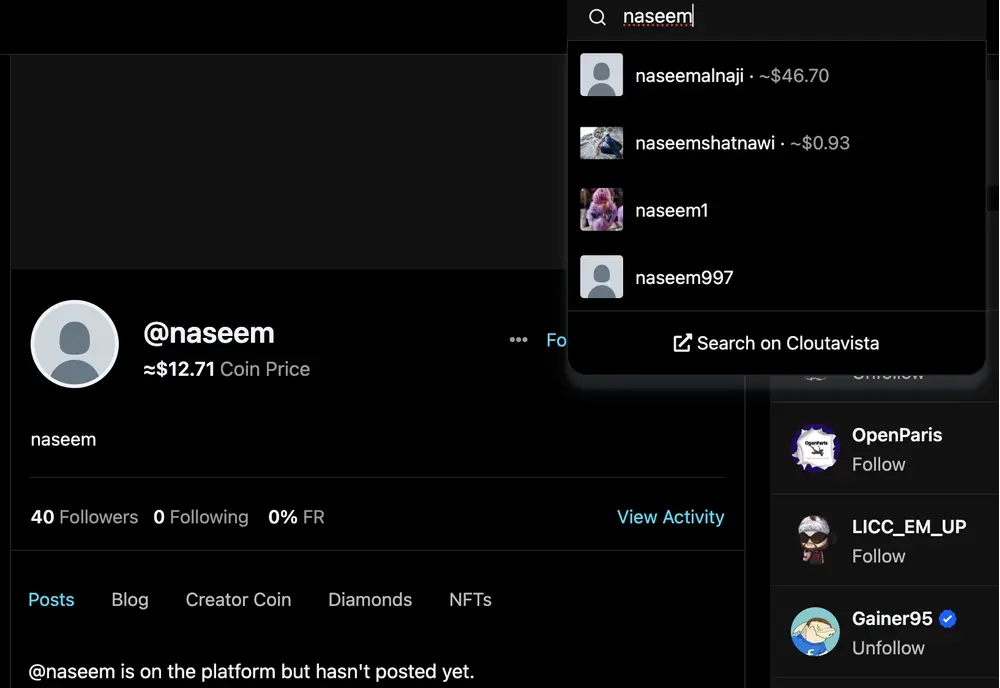 lol wen CC v2?

it's only been in the works for *checks notes* since @pearl was "Gem"

ps, on that note lol, why are people buying Nader's bro's name $naseem even though it doesn't come up in search on the main node? weird