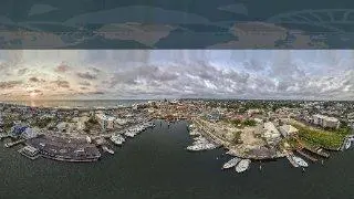 🌐 Sunrise at the Boat Basin in Carolina Beach, North Carolina, USA