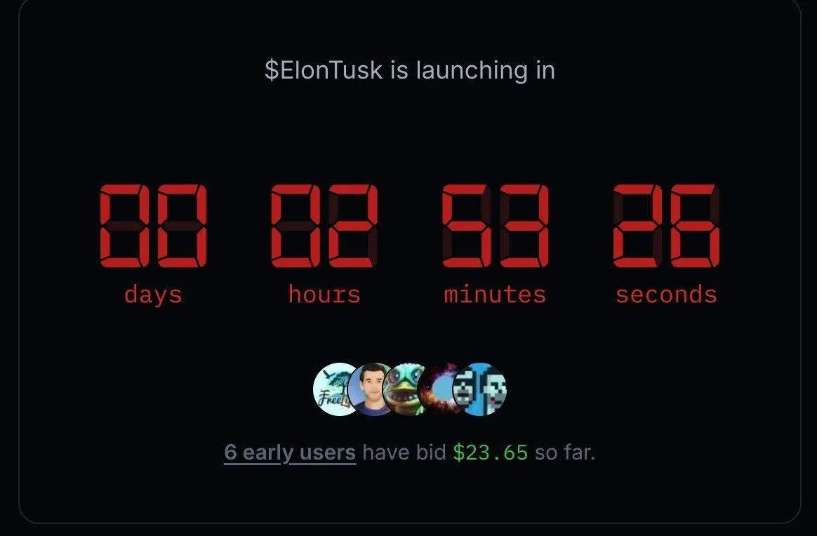 No pressure guys but there's only 3h left to bid on $ElonTusk. He only has 10% of the coins for himself and they're locked-up on-chain until August so it's pure AMM.
