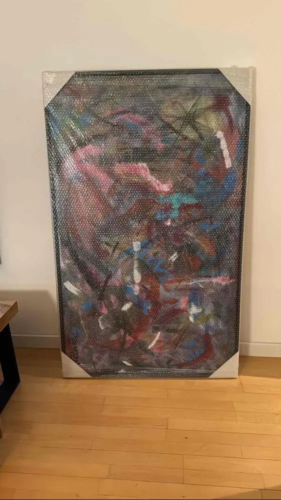 After a while here... I ask the question. Is anyone interested in seeing my catalog of paintings (very large canvases) to perhaps decorate their house in a more artisanal and less digital way? 
I have somewhat forgotten classical painting and my catalog of canvases.


The last sale.


#deso #art #abstract