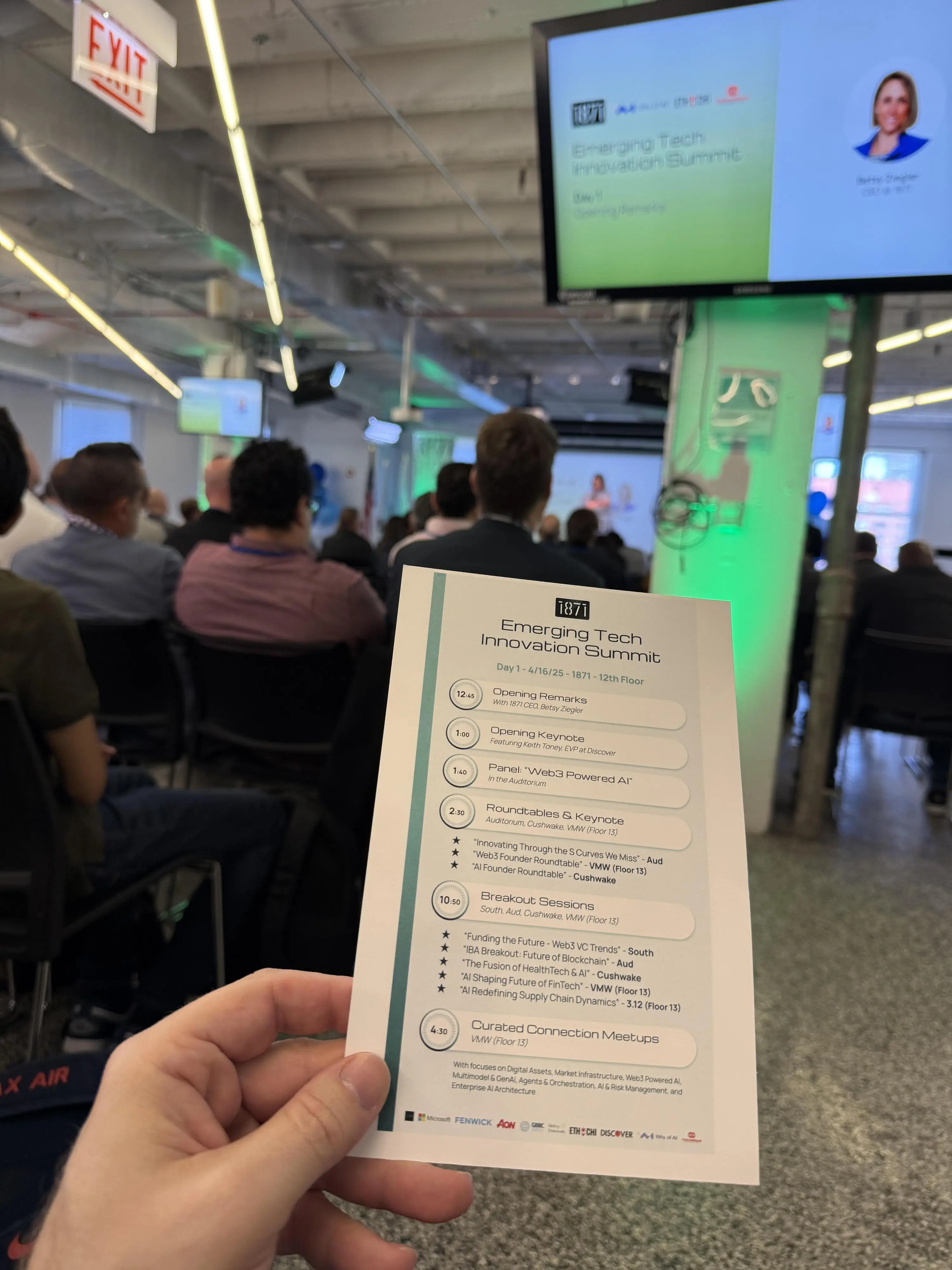 ETH Chicago x 1871 Emerging Tech Innovation Summit, Day 1
