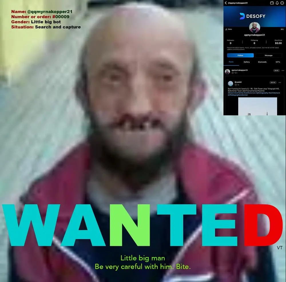 #00009
"Little big man"
Wanted collection

https://nftz.me/nft/ca6d11c8835b0c4bba5a66b293810f6755f3f1d42b31330ff2ce7cf547ad21fe
