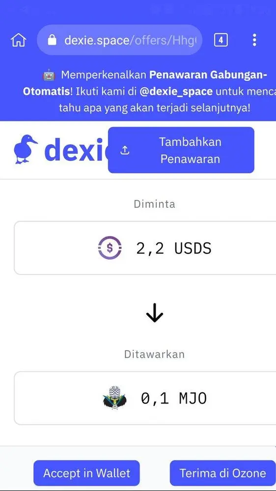 https://dexie.space/offers/HhgQv1qnXetDKYbZsgJ9A71MwzTTSBhtms1PbcjDzsKq 