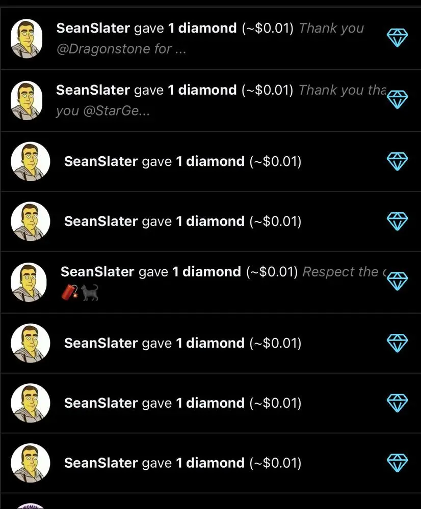 Thank you thank you thank you @SeanSlater for all those beautiful diamonds!!

You, sir, are amazing !!!

💎💎💎💎💎