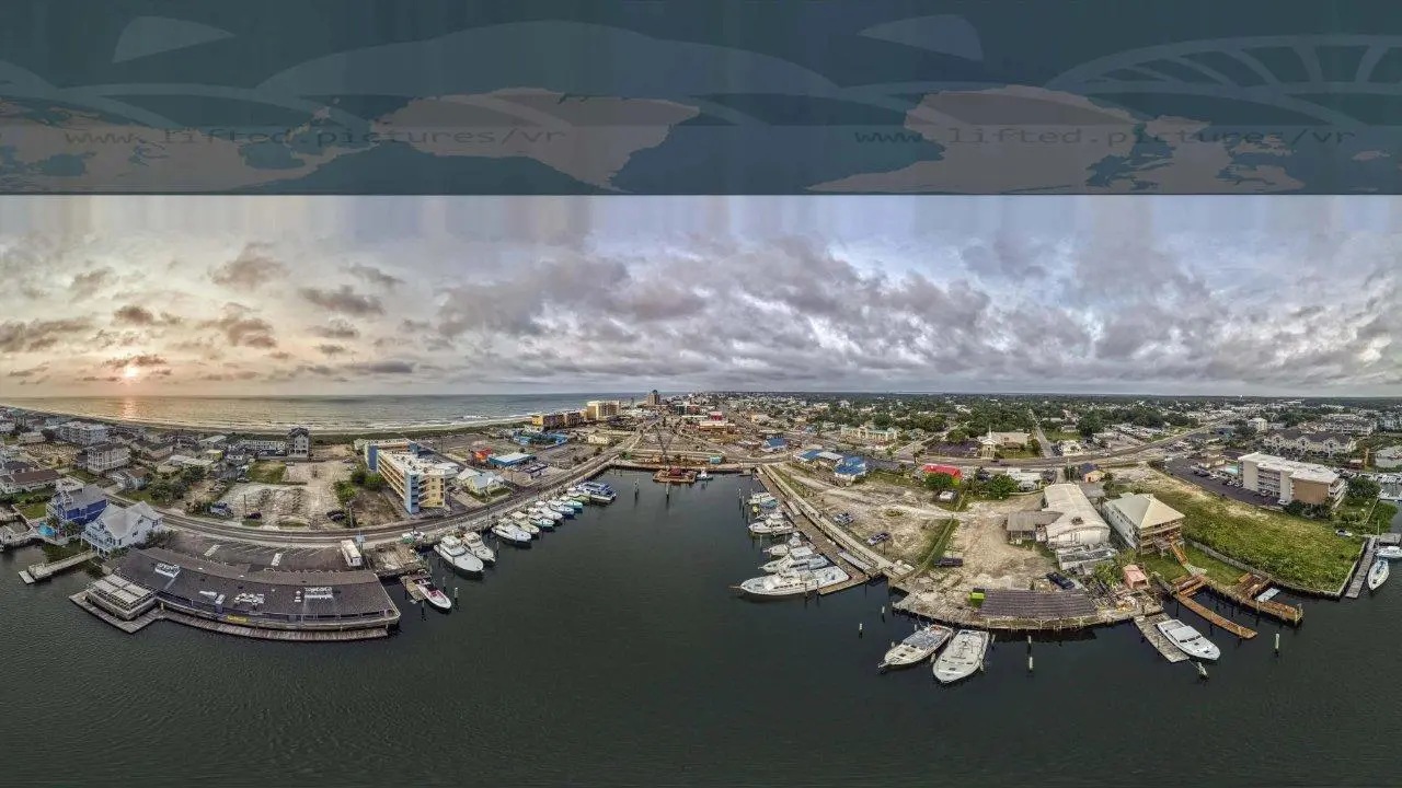 🌐 Boat Basin Sunrise in Carolina Beach, NC, USA