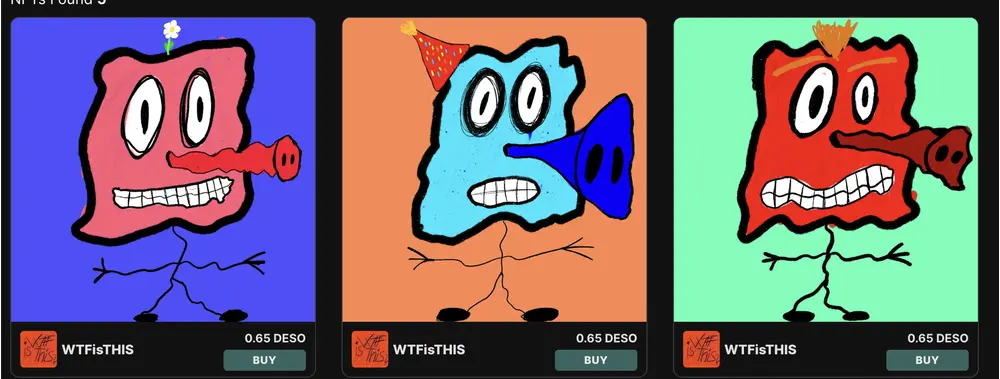 Last 3 @WTFisTHIS on the floor 👀

Special offer: Buy all 3, and you will get one super rare for FREE 👀


nftz.me/u/WTFisTHIS/forsale