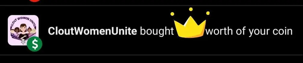 Thank you so much @CloutWomenUnite 💛
I greatly value your efforts to support the community especially the ladies of DeSo🌼 
More power to you 🚀🙌