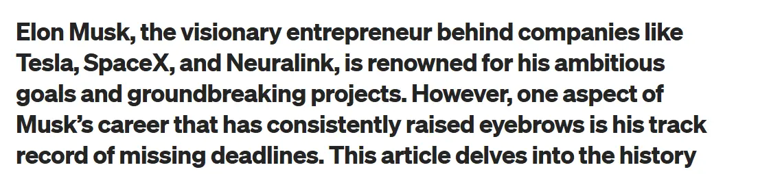 Cool your jets, anon. 

The bigger, bolder and more unchartered the vision, the more likely timelines will shift. Just ask @elonmusk:

https://www.businessinsider.com/elon-musk-blames-missed-model-3-production-targets-stupidity-2018-12

https://www.teslarati.com/elon-musk-missed-deadlines-moonshot-approach/

https://www.cnn.com/2019/05/02/tech/elon-musk-predictions/index.html 
