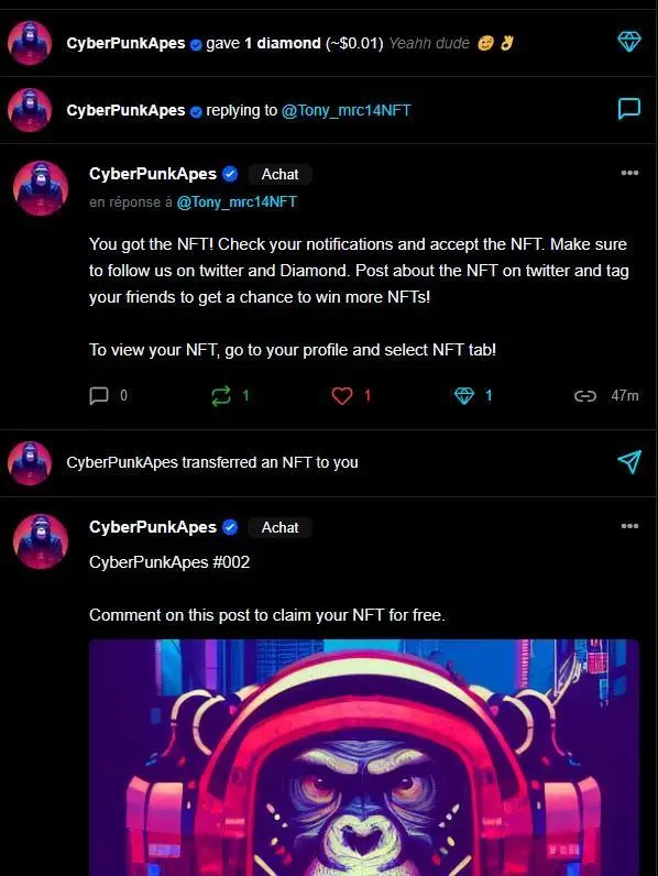 @CyberPunkApes  Go Go Go everybody  🔥🔥🔥🔥💎💎💎💎💎