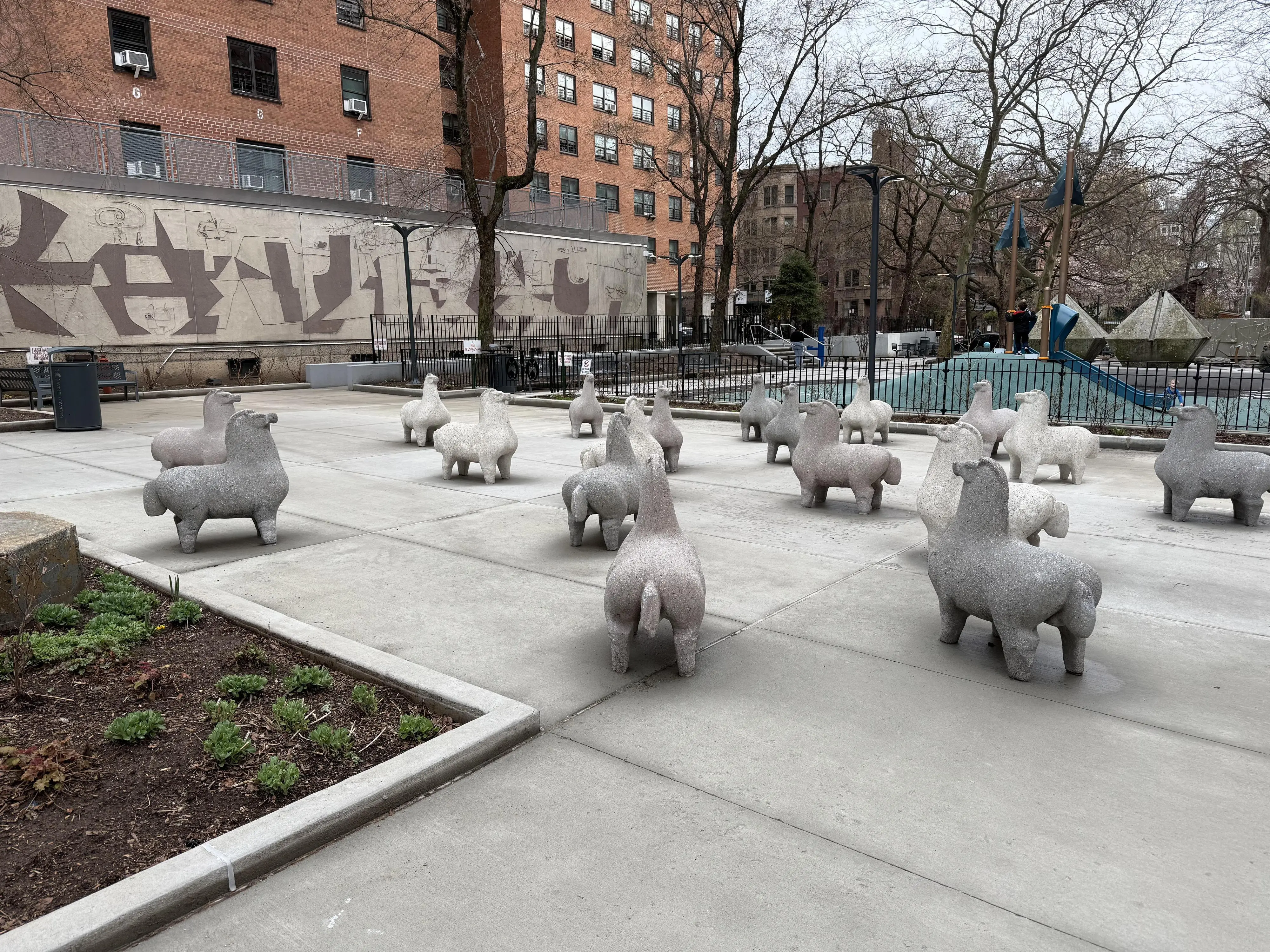 Horsin’round da playground 
