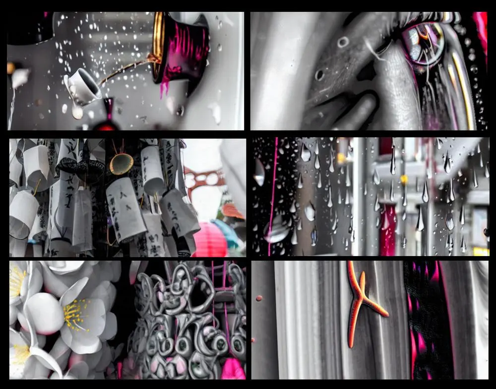 Been creating deforum stable diffusion animations. GPU has been thrashing. Here are some frame from latest work: