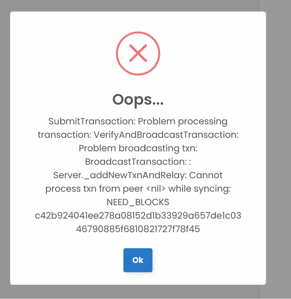 Anyone else getting this when trying to mint?