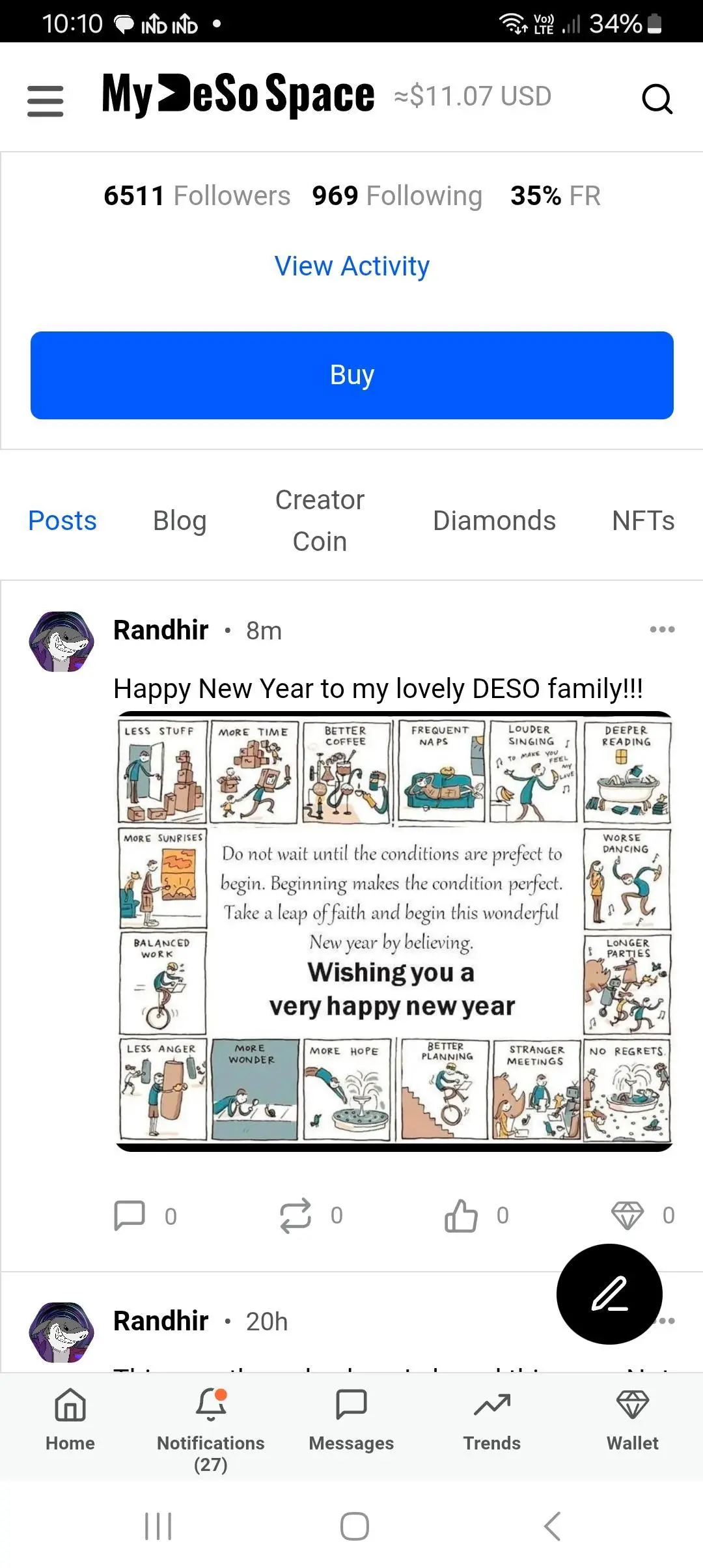 6500 (mostly real) followers ... That's the advantage we have as Focus launches. 