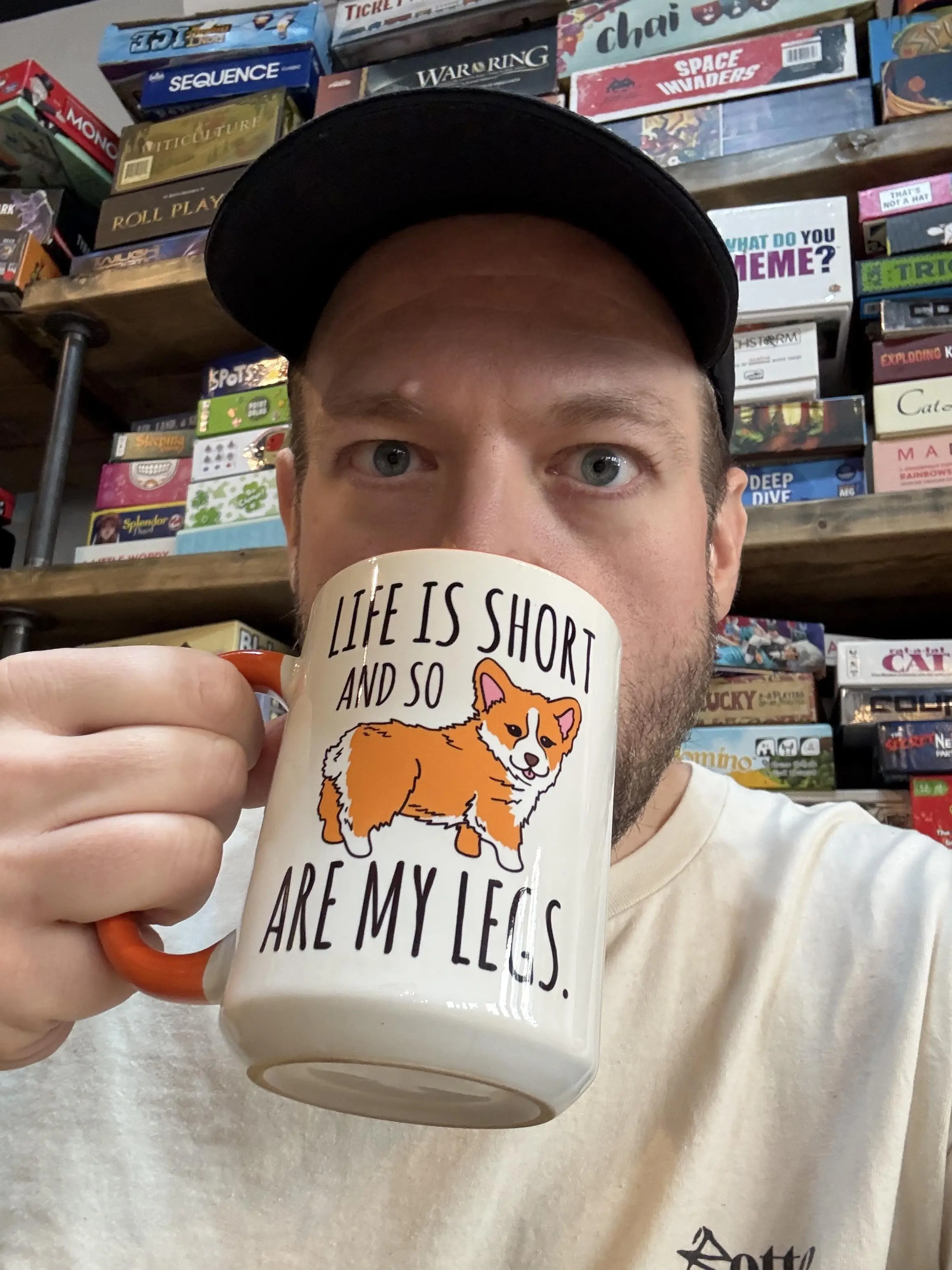 No, my legs are typical corgi length. 
