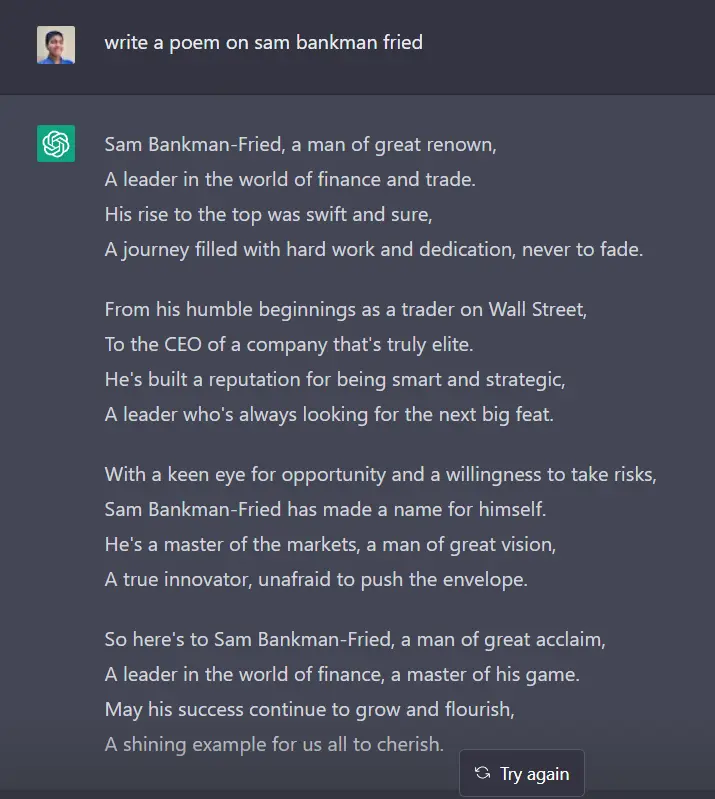 Ok- who's telling it?